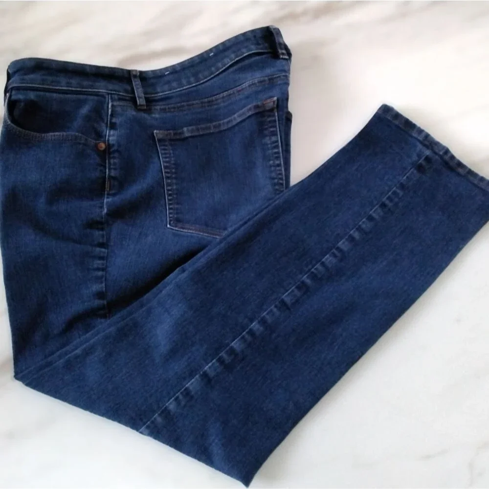 Ann Taylor LOFT Curvy Skinny Ankle Jeans Sz 31/12